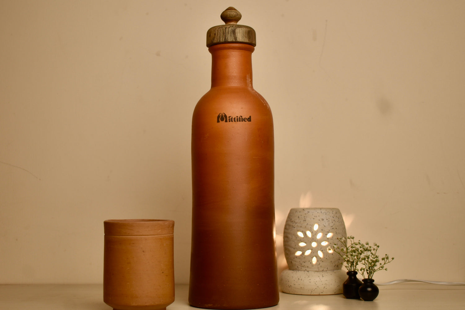 Collection of Drink O’Clock clay items