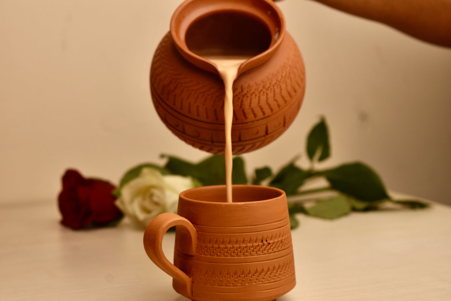 Collection of Tea-riffic Sips clay items