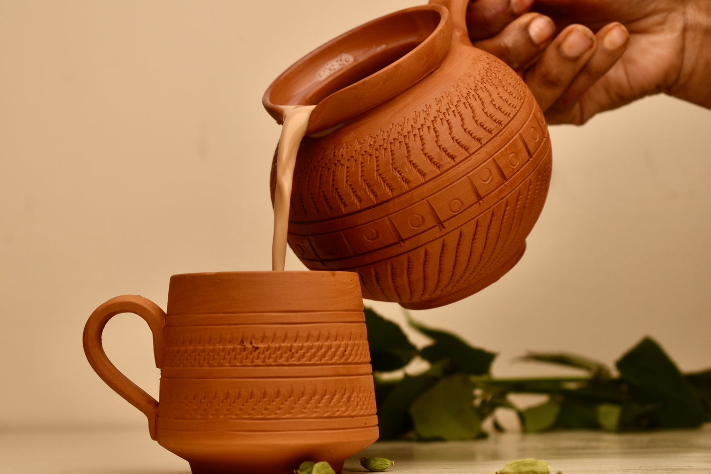 Earthen Brew – The Timeless Terracotta Tea Set