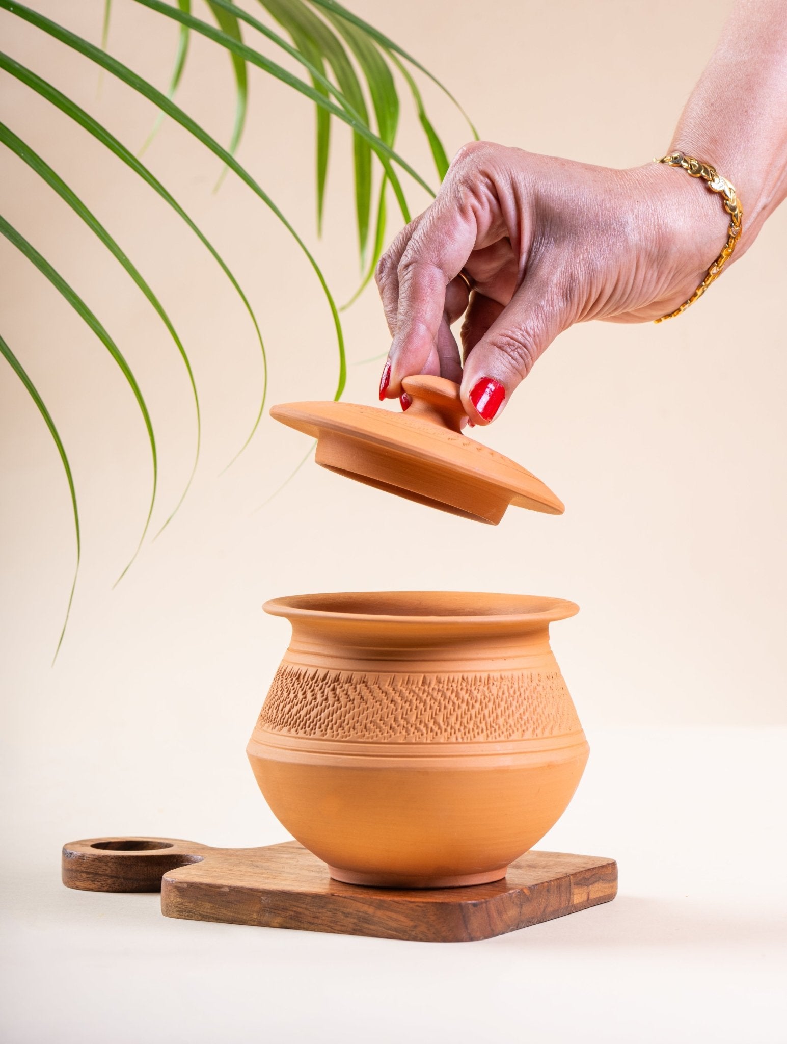 Dahi and Delight 400ml Terracotta Curd Setter – Clay Pot for Setting Dahi at Home