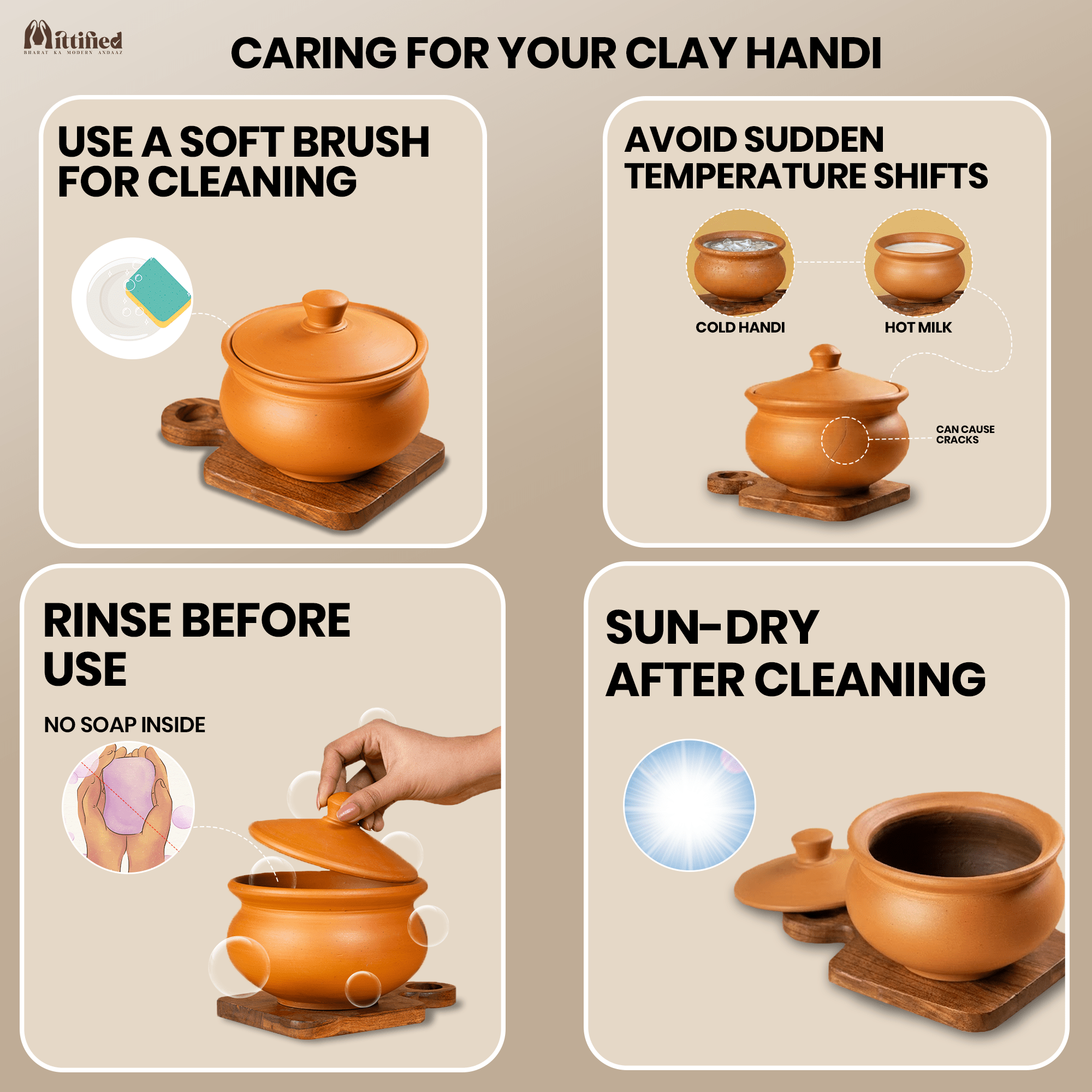 Clay Dahi Matka Close-Up – Mitti Ki Matki for Setting Curd Naturally at Home
