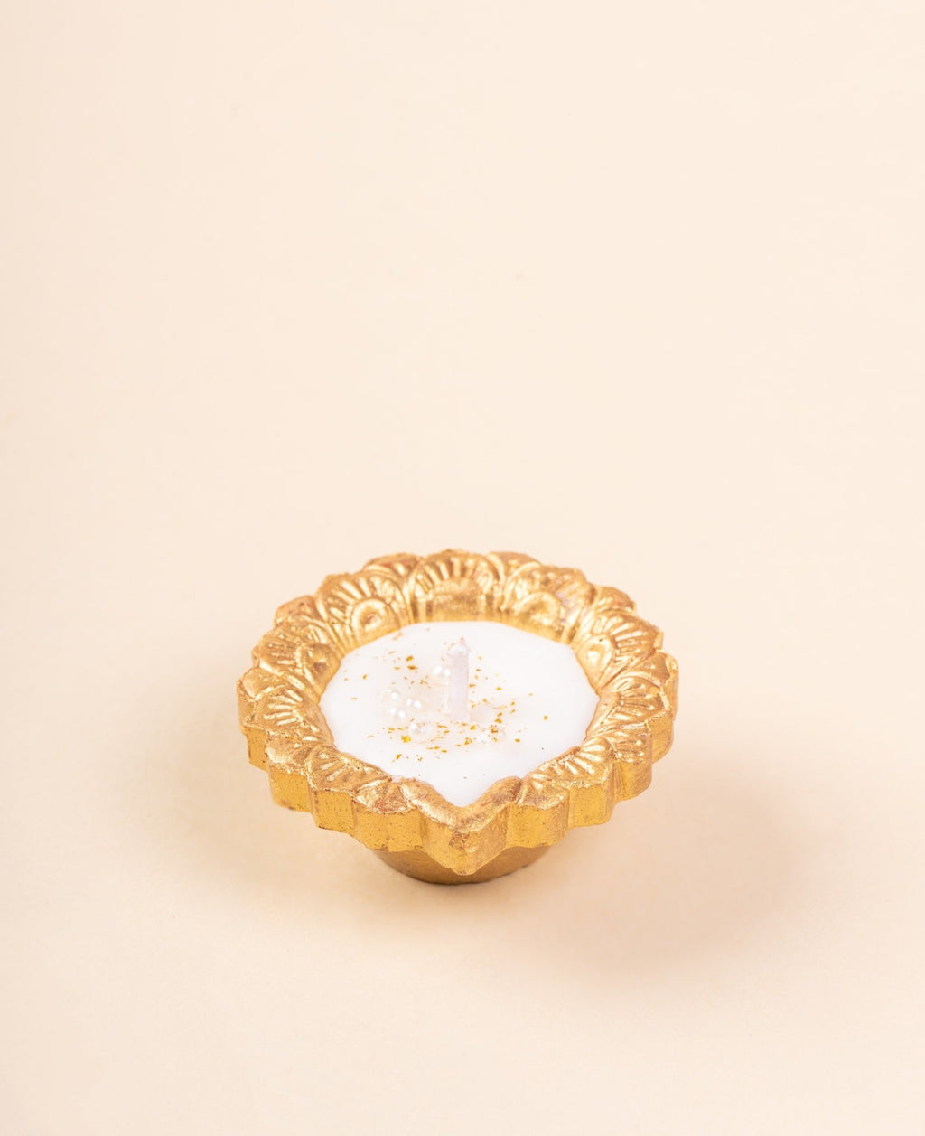 Mittified Golden Diya Candle - Mittified