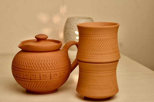 Pour Perfection – The Ultimate Terracotta Tea Set - Mittified