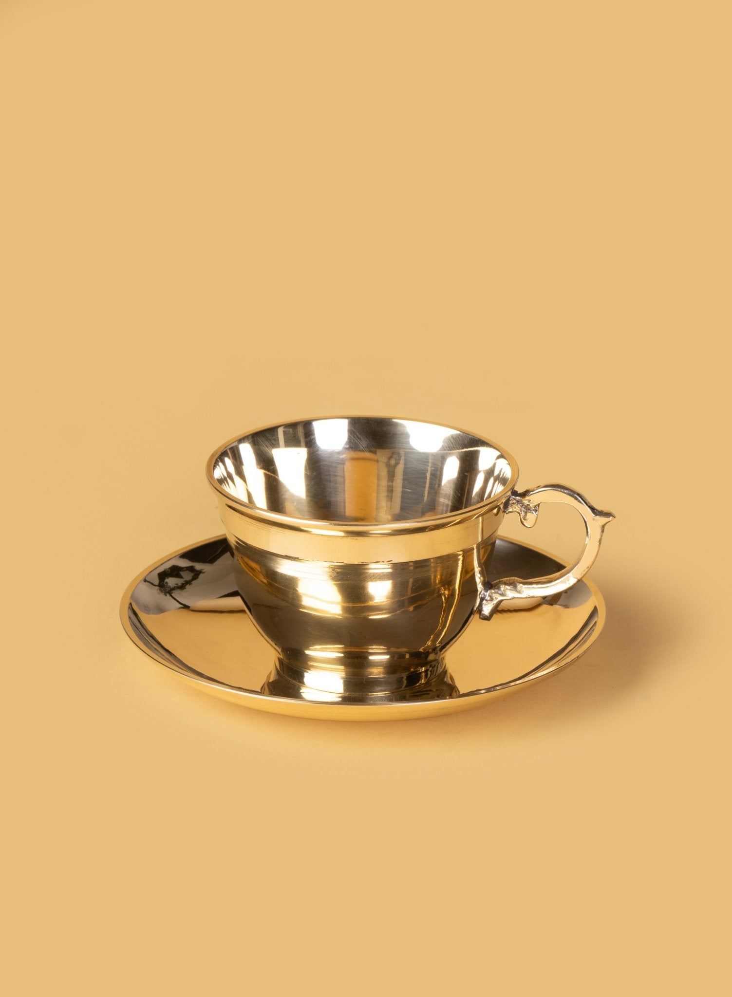 Sunehri Brass Chai Set of 2 - Mittified
