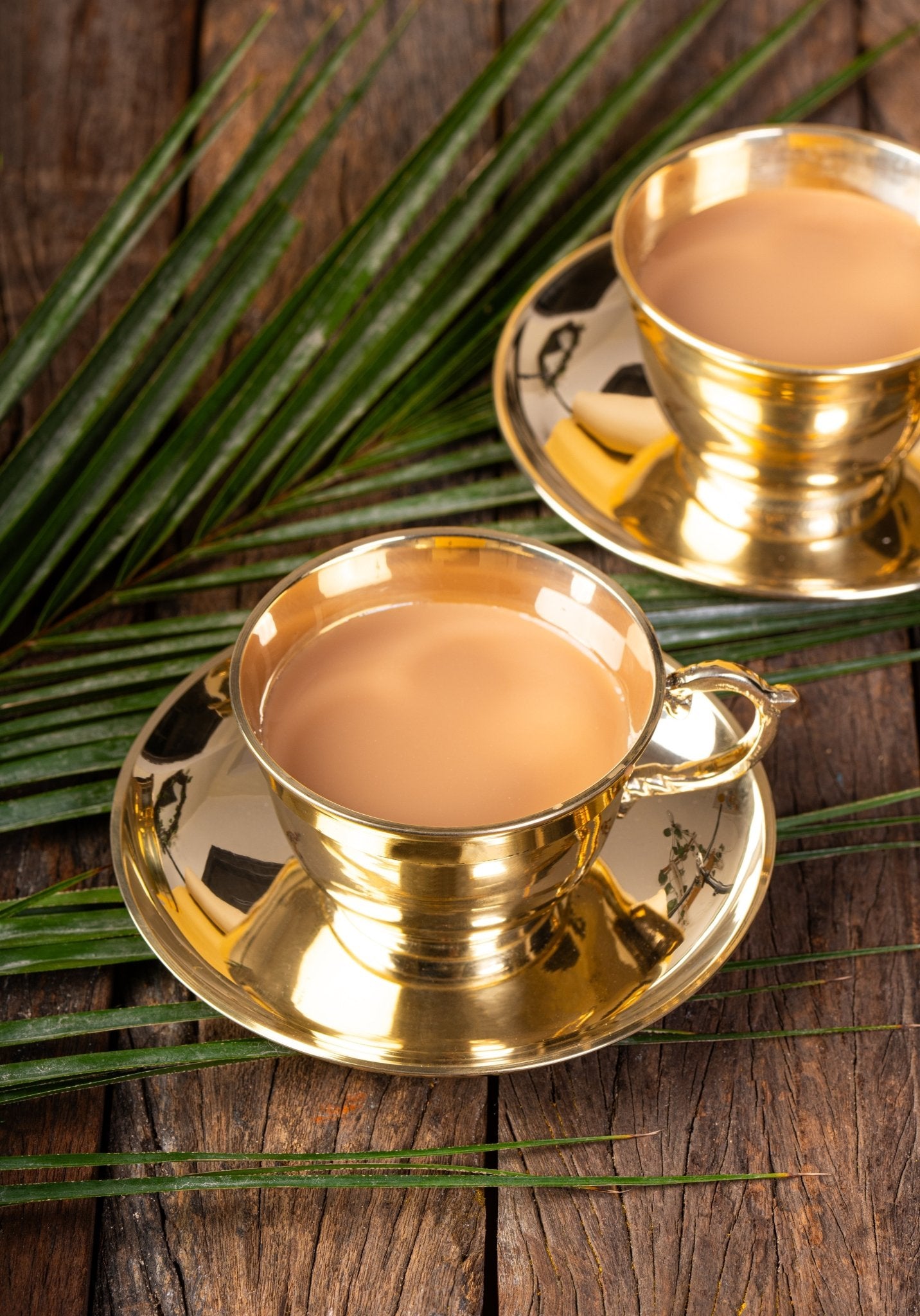 Sunehri Brass Chai Set of 2 - Mittified